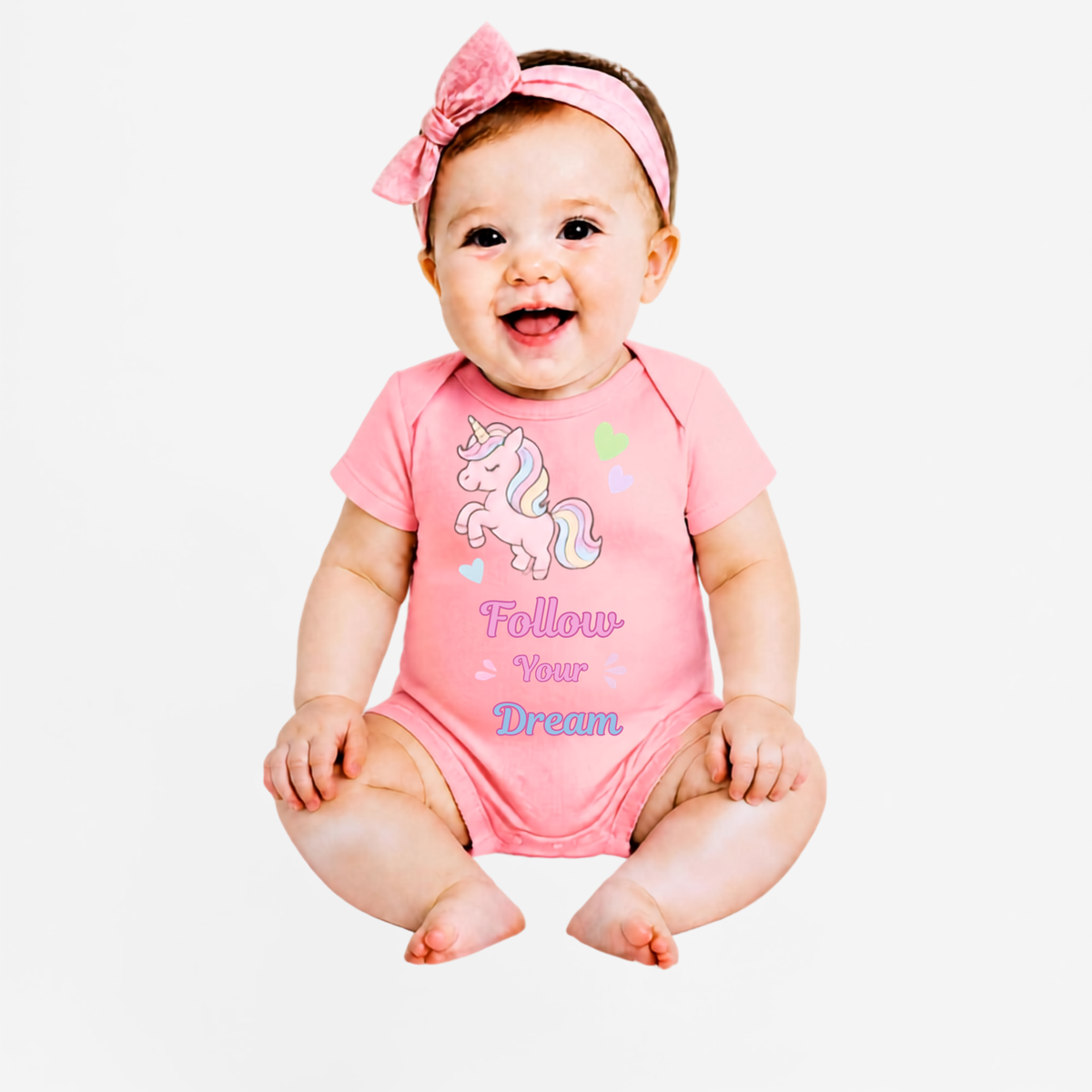 Baby rompers unicorn design