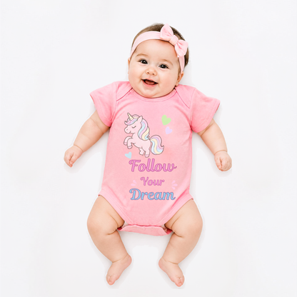 Baby rompers unicorn design