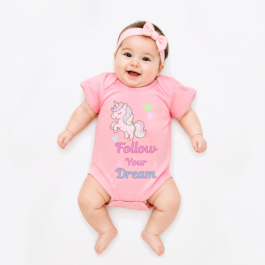 Baby rompers unicorn design