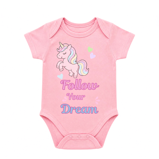 Baby rompers unicorn design